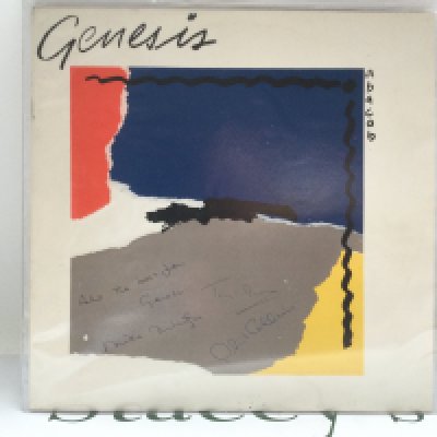 A multi signed promo copy of the Genesis 'Abacab' LP, no COA. Please note that we are not experts in this field and can offer no guarantees that these signatures are genuine and will not be held responsible should they prove otherwise.