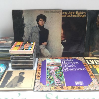 Five LPs and a collection of CDs by various artists including Tim Buckley, Pink Floyd, Sex Pistols and others.