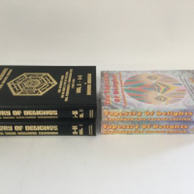 Two hardback expanded volumes of 'Tapestry Of Delights' plus a sealed two volume paperback version.