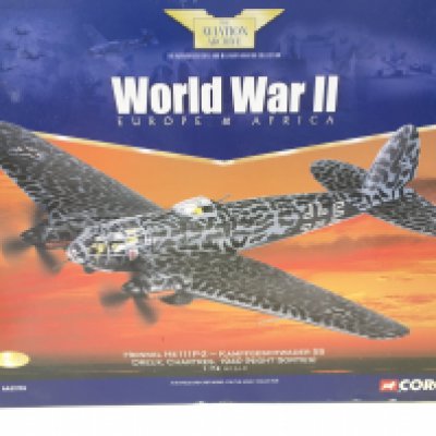 A Boxed Corgi Corgi Aviation Archive Heinkel HE111P-2. #AA33703 1:72 Scale.