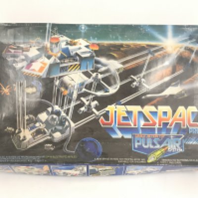 A Boxed Cejl Jetspace Program set and a Airfix Ford Tractor Set.