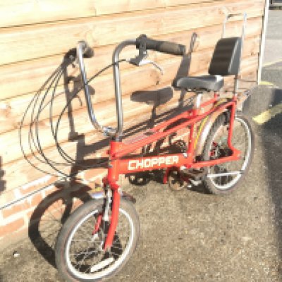 A Raleigh MK 3. 3 Speed Chopper Bike.