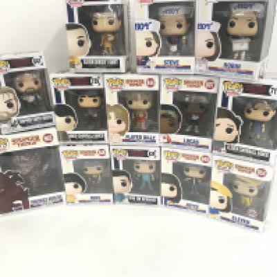 A Collection of Boxed Funko Pop Figures. All Stranger Things.