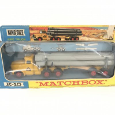 A Boxed Matchbox Pipe Truck #K-10.