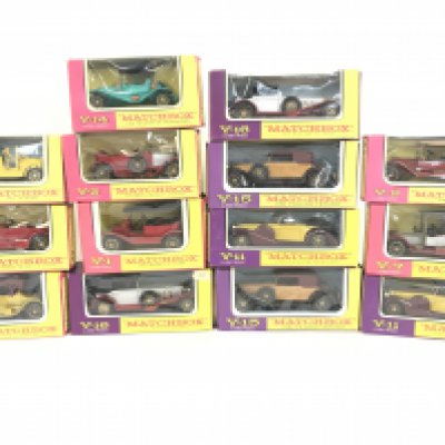 A Collection of Boxed Vintage Matchbox Models Of Yesteryear.