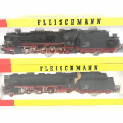 2 Boxed Fleishmann H0 Gauge Locomotives.