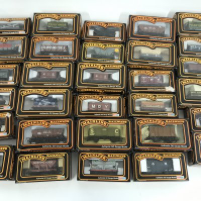 A Collection Of Boxed 00 Gauge Mainline Wagons.