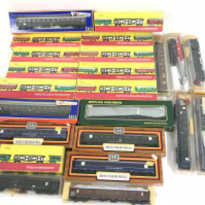 A Collection of Boxed H0 Coaches. Including Liliput. Schict. Etc.