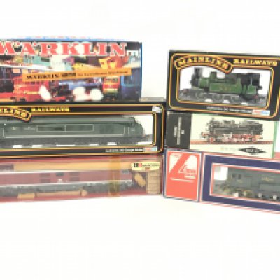 A Collection of 6 Boxed Locomotives including Llima. Rivarossi. Mainline. Marklin etc.