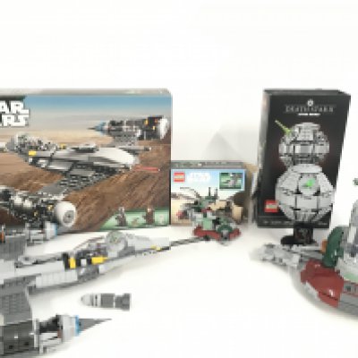 A Collection of Star Wars Lego (3 Boxed) including N-1 Starfighter (Pats Misding) slave 1 And a Death Star 2. NO RESERVE