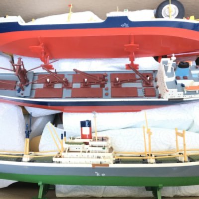 A Box Containing Built Model Kits.etc. NO RESERVE