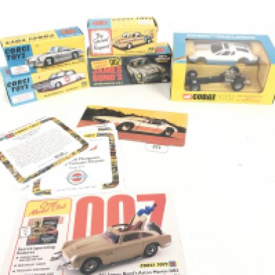 A Small Collection of Corgi Model Club Collectables including James Bond D.B.5.