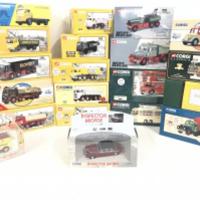 A Collection of Boxed Corgi Classics. Including building Britain. heavy Haulage etc.