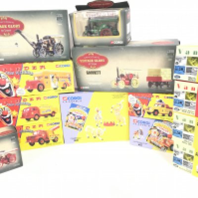 A Collection of Corgi Classics and Vanguards.