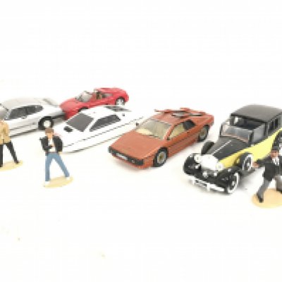A Box Containing loose Corgi Classics including James Bond.