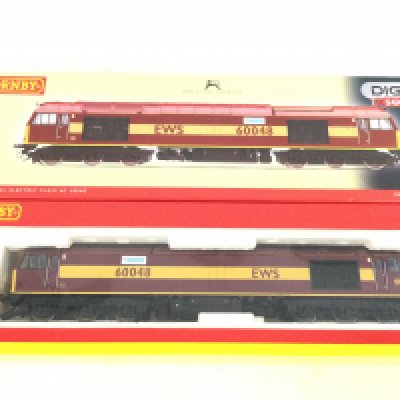 A Boxed Hornby 00 Gauge EWS CO-CO Diesel Electric Class 60 60048 #R2780XS. DCC Fitted.