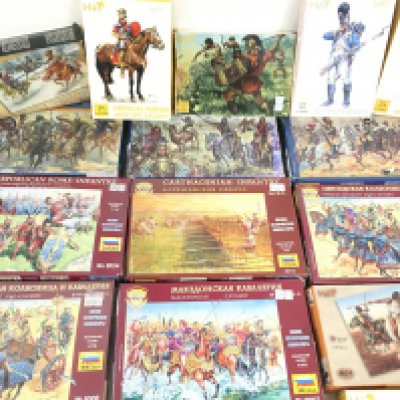 A Collection of Italeri and Zvezda Model Kits. No Reserve.