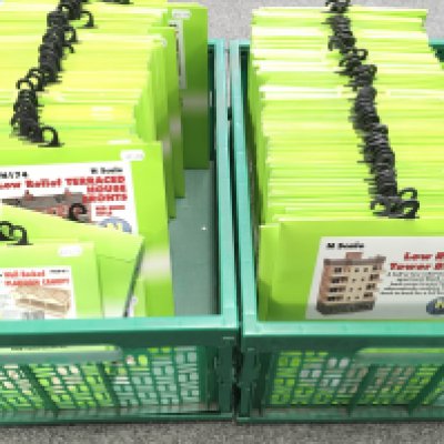2 Boxes Containing N Gauge card Construction Kits by Metcalfe. no Reserve (2).