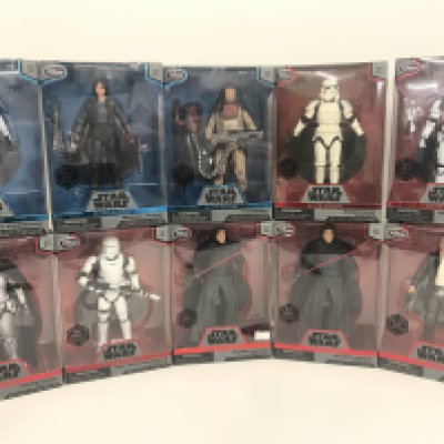 A Collection of Boxed Star Wars Elite Figures.