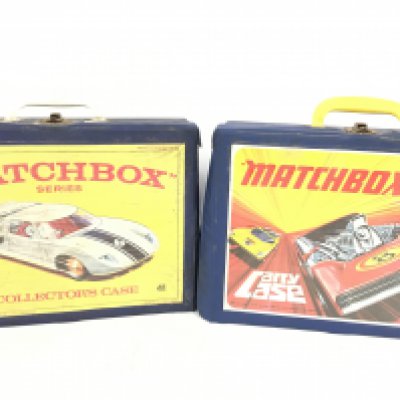 2 X Matchbox Carry Cases Including Matchbox Diecast. (2).