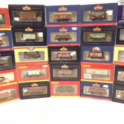A Large Collection of Boxed 00 Gauge Rolling Stock.