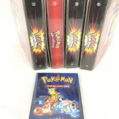 5 Binders Containing Pok&#2013265932&#2013265924&#2013266281mon Cards. No Reserve.