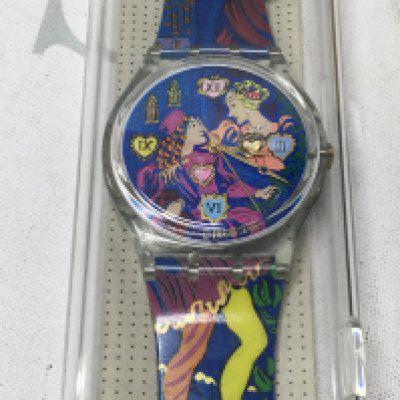 A romeo and juliet edition swatch watch.