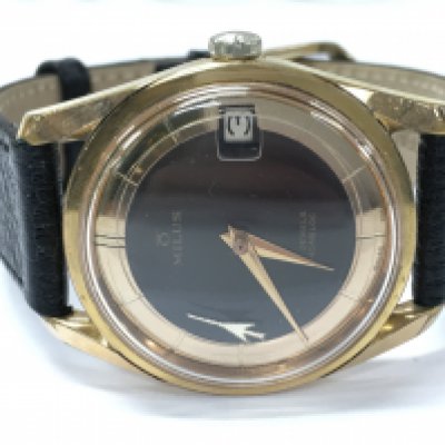 A Milus Aerocraft seconds hand aircraft movement with 17 jewel Swiss movement (working)