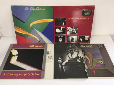 Five Be Bop Deluxe and Bill Nelson LPs.