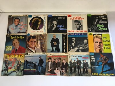A collection of over eighty EPs by various artists including The Shadows, Eddie Cochran, Johnny Kidd, The Tornados and others.
