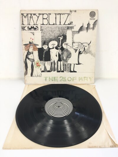A first UK pressing of the May Blitz LP The 2nd Of May, Vertigo 6360037. Vinyl EX, sleeve VG+.