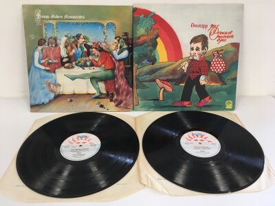 Two first UK pressings of Fruupp LPs comprising The Prince Of Heavens's Eyes and Modern Masquerades. Both EX.