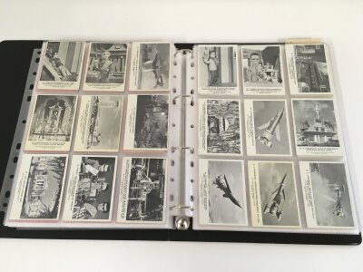 A collection of mainly A+BC trading cards, various including Thunderbirds, Outer Limits, Batman, The Monkees, Danger Man and others.