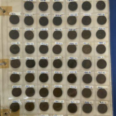 11 Albums of British and world coinage.