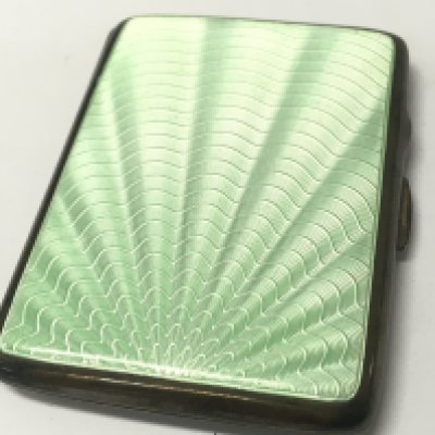 Hallmarked silver and Guilloche . Postage category A