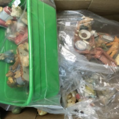 a collection of vintage cherished teddies resin figures. This lot cannot be posted