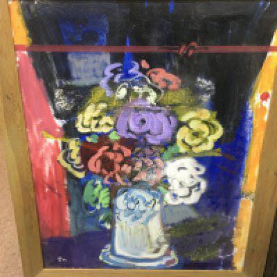 Pedro Antonio Saorin box (1944- Present) Spanish artist . Frame dimensions 78x93cm