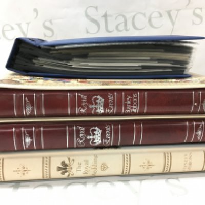 Three albums of unused Royal commonwealth stamps ,FA cup first day covers ,1966 World Cup first day cover .