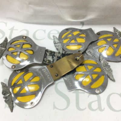 Five vintage AA badges . Postage cat b