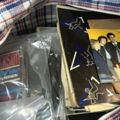 A collection of compilation records and albums including Bad by Micheal Jackson, Culture Club colour by numbers and some picture discs including G.B.H give me fire, culture club , scatterings of Africa , wham etc