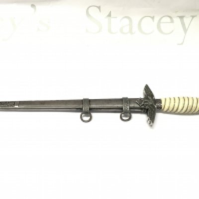 A Luftwaffe second pattern dagger , Maker Richard Abr. Herder. Blade Approx 25cm long , total dagger length 38cm