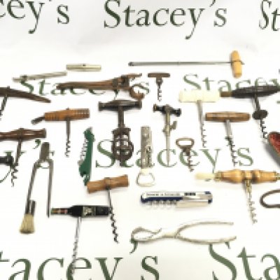 A nice collection of Victorian and later bottle openers corkscrews etc.Postage B