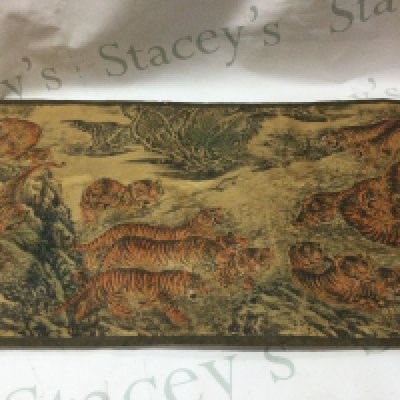 A Tibetan scroll with tiger paintings , Hundred tigers picture. Approximately 4 metres long. Postage category C