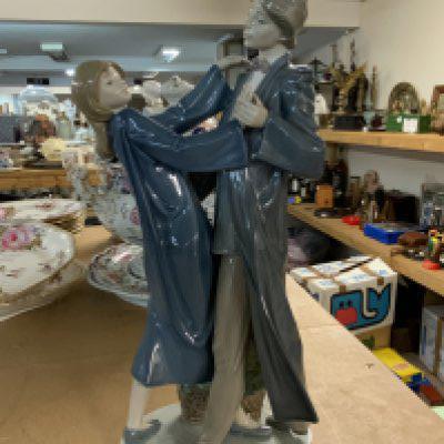A large Lladro porcelain figure. Graduation Dance