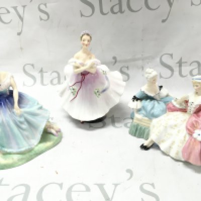 Three Doulton figures - The Love Letter HN2149, The Ballerina HN2116, Giselle HN2139