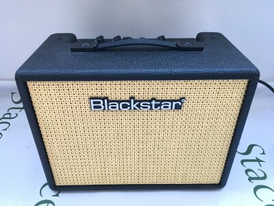 A Blackstar Debut 15e amplifier.