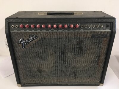 A Fender Princeton Chorus amplifier.