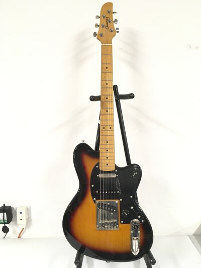 An Ibanez Talman electric guitar. Comes with soft carry case.
