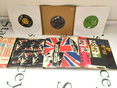 A collection of Sex Pistols 7" singles including a limited edition singles pack.
