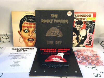 A Rocky Horror 4LP (one double) box set complete with inserts (beware the loose confetti!).